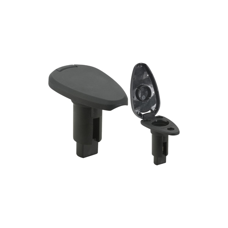 [121374-BLA] ATTWOOD LIGHTARMOR BASE TEARDROP 2 PIN BLACK (121374)