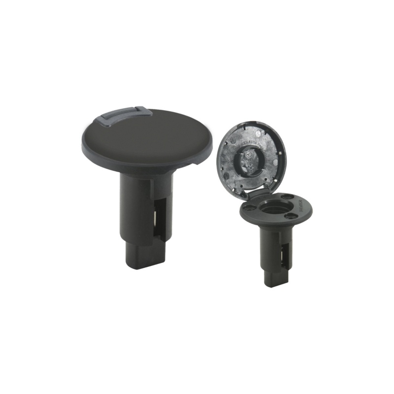 [121380-BLA] ATTWOOD LIGHTARMOR BASE ROUND 3 PIN BLACK (121380)