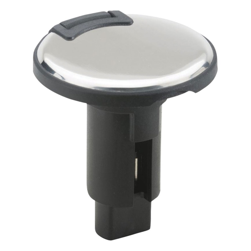 [121382-BLA] ATTWOOD LIGHTARMOR BASE ROUND 3 PIN STAINLESS (121382)
