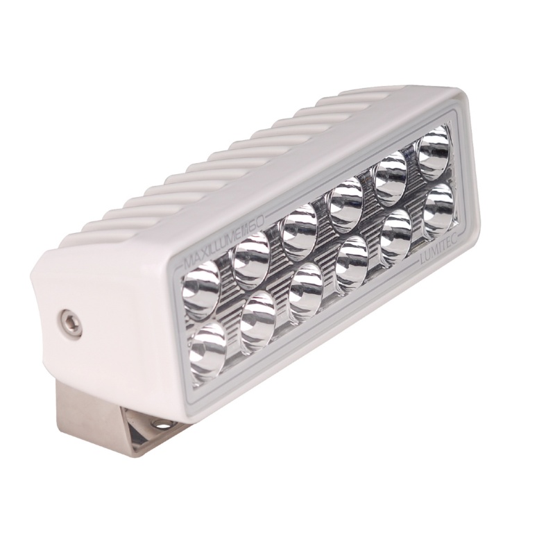 [123620-BLA] LUMITEC MAXILLIME H60 FLOOD LIGHT WHITE BRACKET MOUNT (123620)