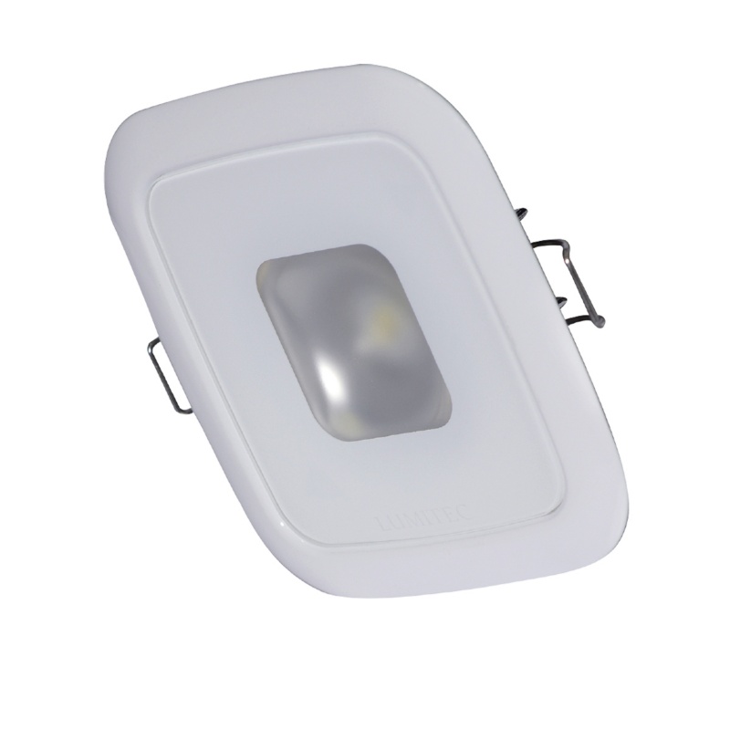 [123662-BLA] LUMITEC SQUARE MIRAGE DOWN LIGHT WARM WHITE (123662)