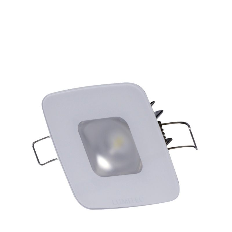 [123665-BLA] LUMITEC SQUARE MIRAGE DOWN LIGHT GLASS WARM WHITE (123665)