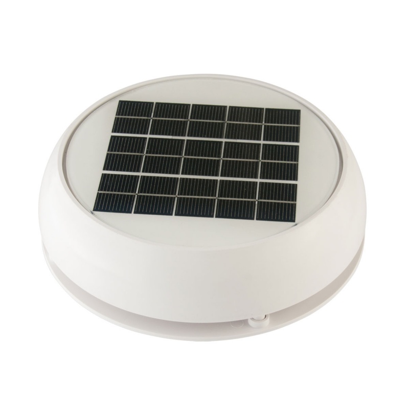 [175395-BLA] MARINCO DAY/NIGHT SOLAR VENT 4" WHITE (175395)