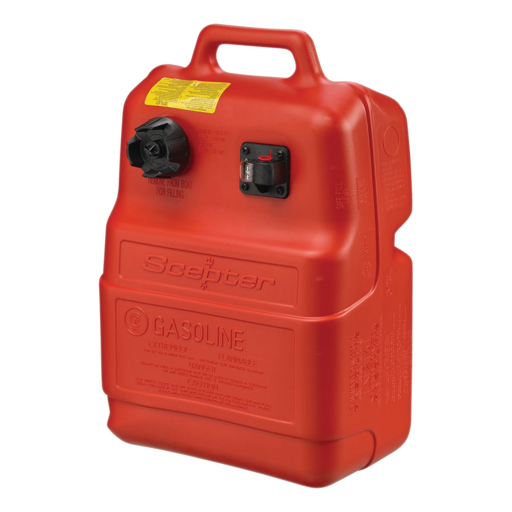 [200002-BLA] SCEPTER PORTABLE FUEL TANK OEM WITH GUAGE 25 LITRE (200002)