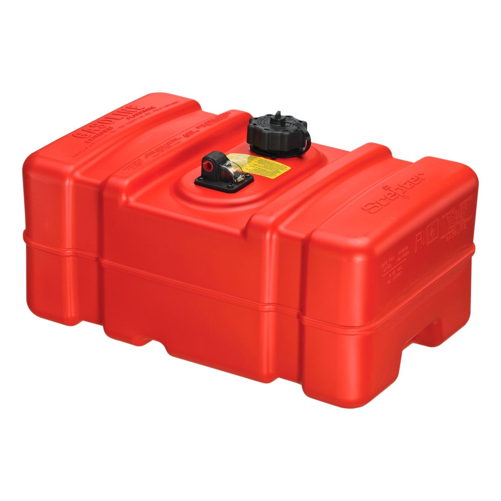 [200012-BLA] SCEPTER PORTABLE FUEL TANK RECTANGULAR 34L (200012)