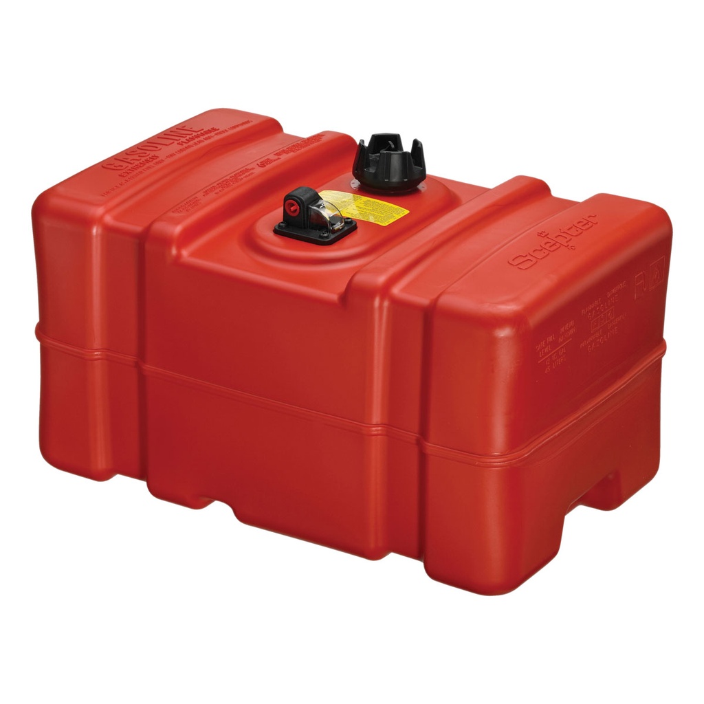 [200014-BLA] SCEPTER PORTABLE FUEL TANK TALL PROFILE RECTANGULAR 45L (200014)