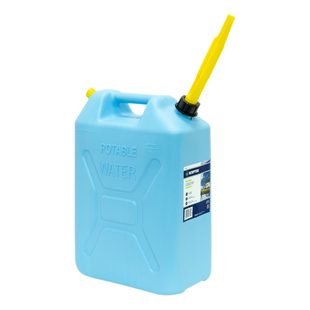 [200050-BLA] SCEPTER MILITARY STYLE JERRY CAN FDA APP WATER BLUE 20L (200050)