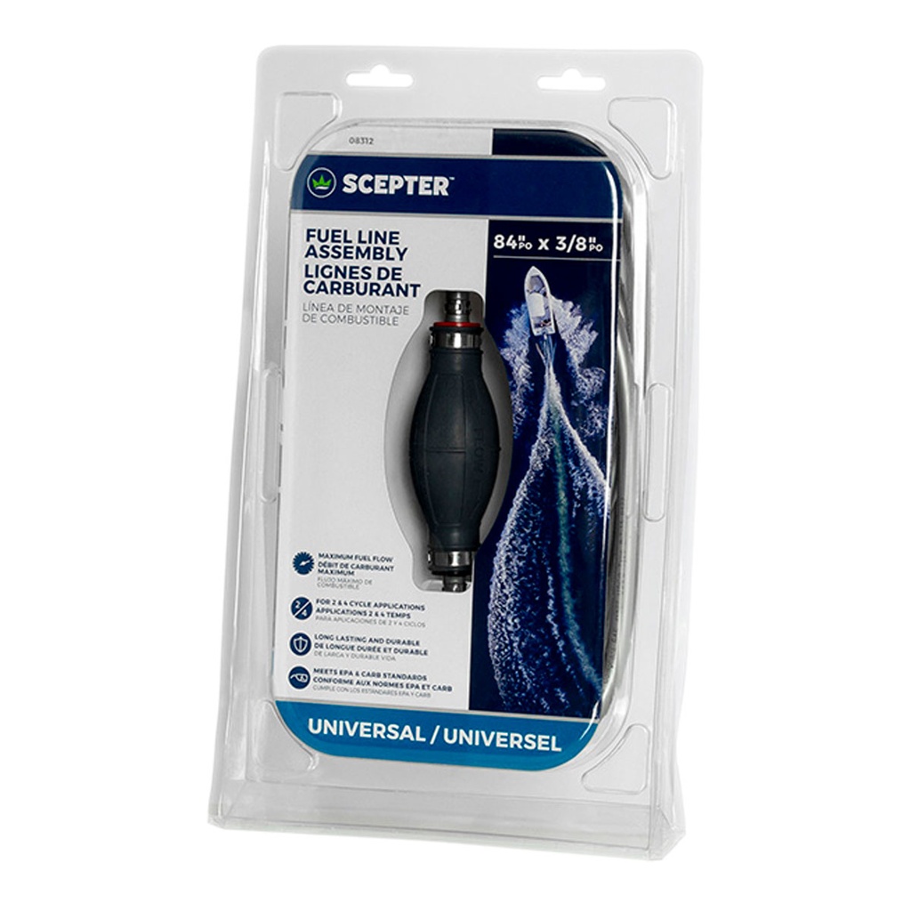 [200064-BLA] SCEPTER FUEL LINE ASSEMBLY UNIVERSAL 8MM (200064)