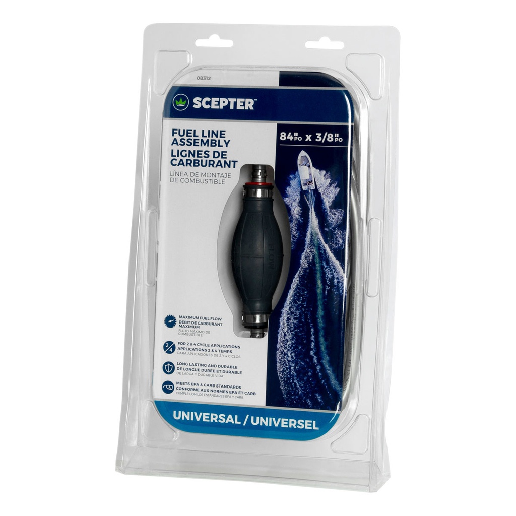 [200066-BLA] SCEPTER FUEL LINE ASSEMBLY UNIVERSAL 10MM (200066)