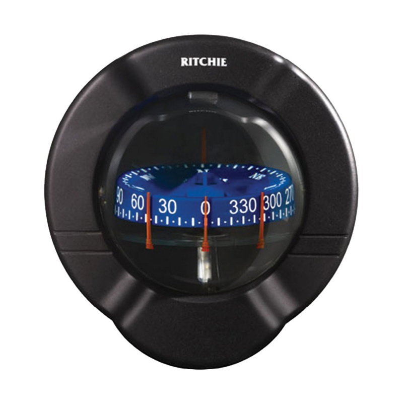 [232140-BLA] RITCHIE VENTURE COMPASS BULKHEAD MOUNT BLACK/BLUE (232140)