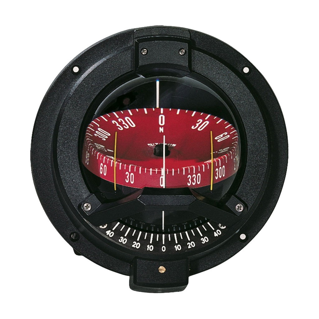 [232176-BLA] RITCHIE NAVIGATOR COMPASS BULKHEAD MOUNT COMBIDIAL BLACK/RED (232176)