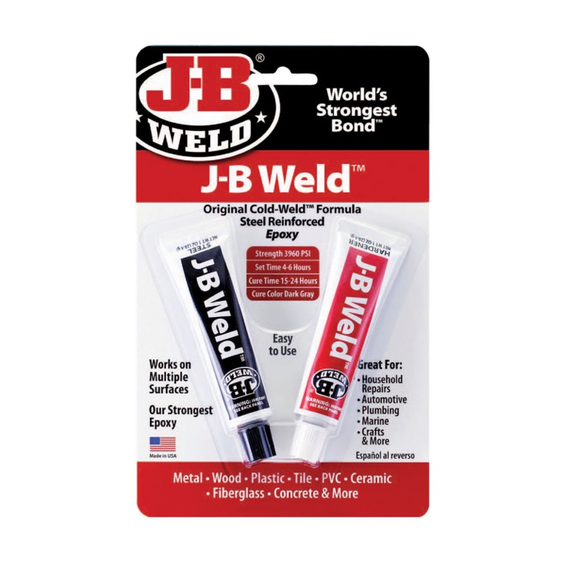 [261400-BLA] J-B WELD ORIGINAL EPOXY ADHESIVE TWIN TUBE 56.8G (261400)