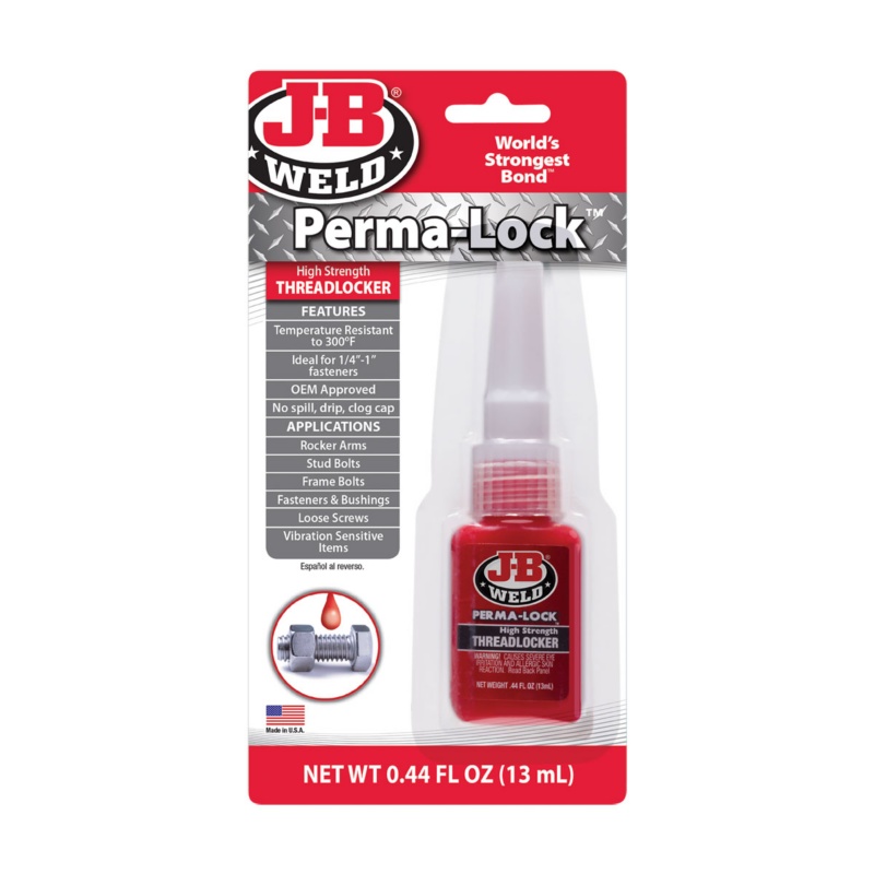 [261446-BLA] J-B WELD PERMA-LOCK HIGH STRENGTH THREADLOCKER 13ML (261446)