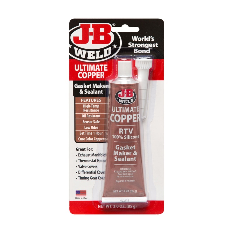 [261481-BLA] J-B WELD RTY ULTIMATE COPPER SILICONE TUBE 85G (261481)