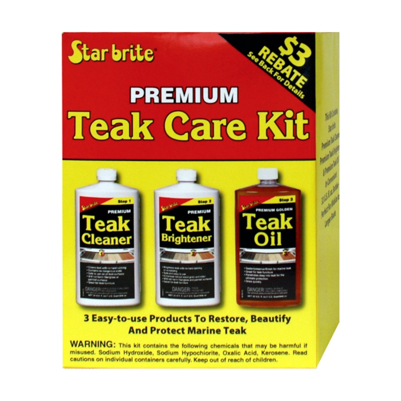 [265628-BLA] STARBRITE PREMIUM TEAK CARE KIT 946ML (265628)