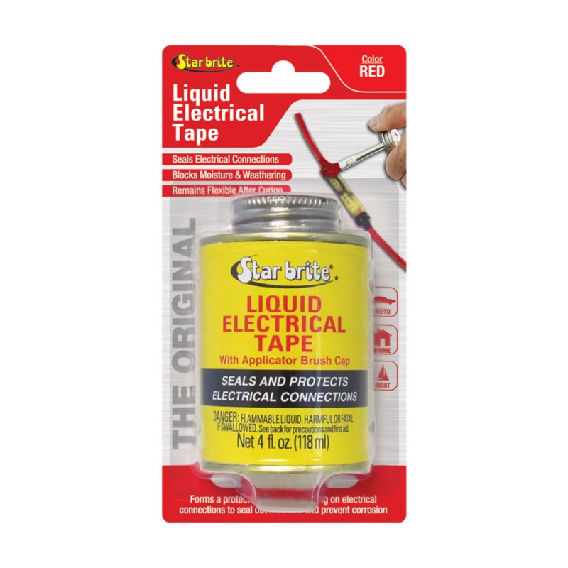 [265663-BLA] STARBRITE LIQUID ELECTRICAL TAPE RED 118ML (265663)