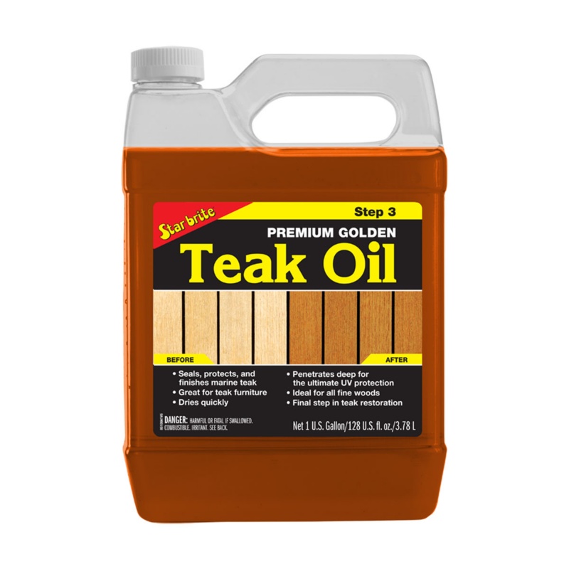 [265668-BLA] STARBRITE PREMIUM GOLDEN TEAK OIL 3.78L (265668)