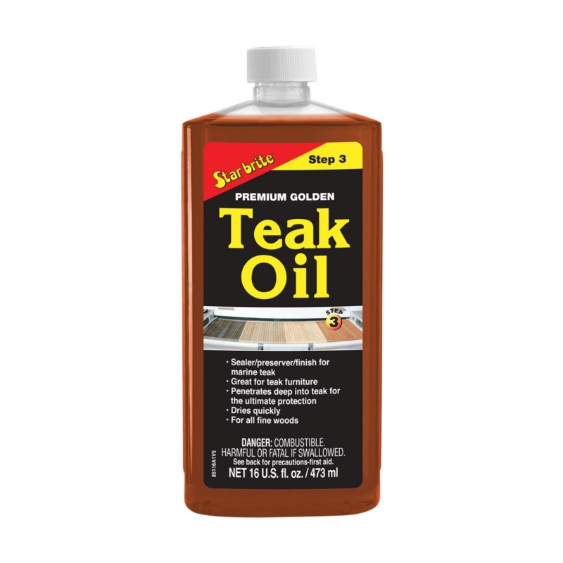 [265669-BLA] STARBRITE PREMIUM GOLDEN TEAK OIL 473ML (265669)