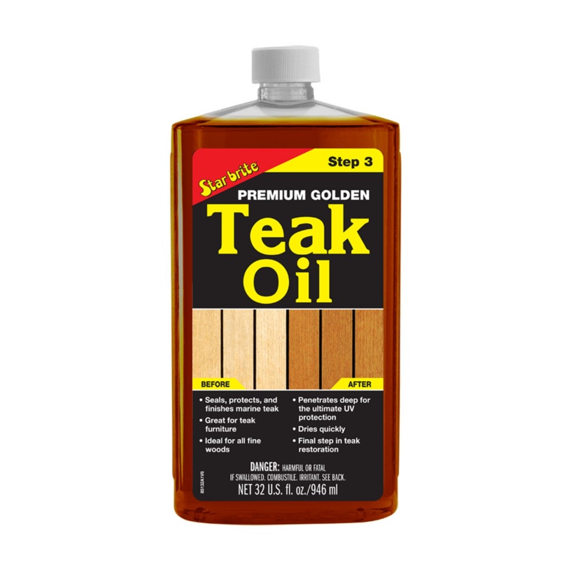 [265670-BLA] STARBRITE PREMIUM GOLDEN TEAK OIL 946ML (265670)