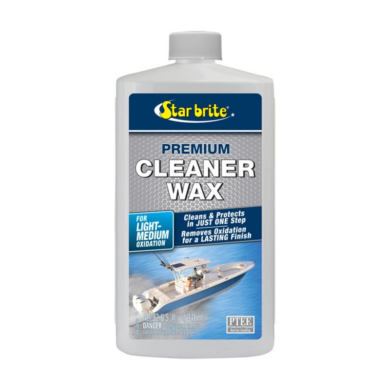 [265702-BLA] STARBRITE PREMIUM HEAVY DUTY CLEANER WAX W/PTEF 946ML (265702)
