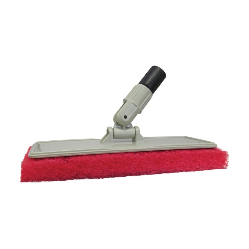 [265959-BLA] STARBRITE FLEXIBLE HEAD SCRUBBER WITH RED PAD (265959)
