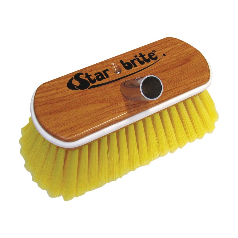 [265978-BLA] STARBRITE BUMPER EDGE SYNTHETIC WOOD BRUSH SOFT YELLOW (265978)