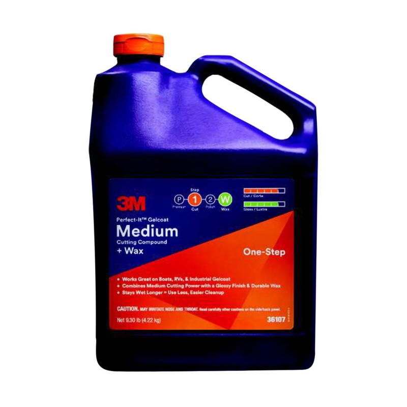 [268355-BLA] 3M PERFECT-IT GELCOAT MEDIUM CUTTING COMPOUND 3.7L (268355)