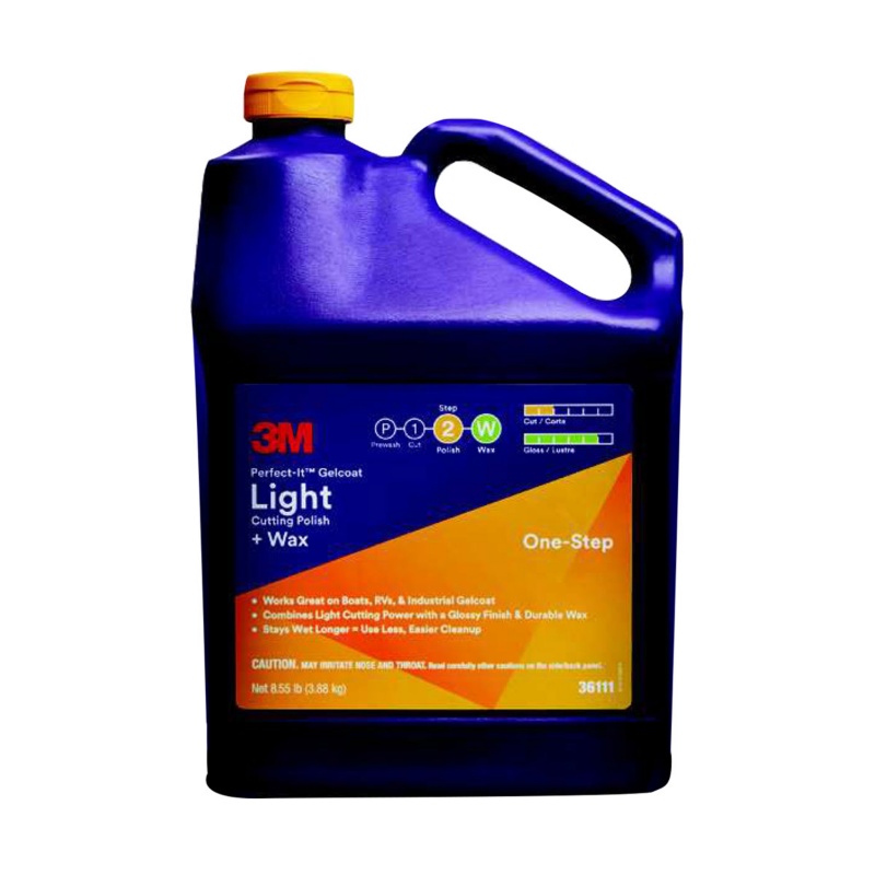[268358-BLA] 3M PERFECT-IT GELCOAT LIGHT CUTTING COMPOUND 3.7L (268358)