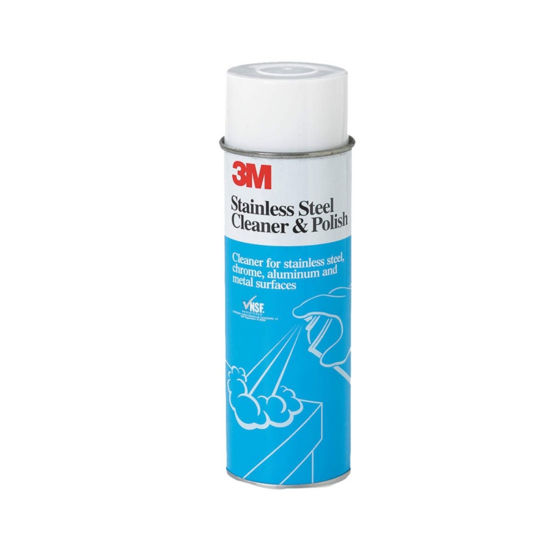[268393-BLA] 3M STAINLESS STEEL CLEANER & POLISH 600G AEROSOL (268393)