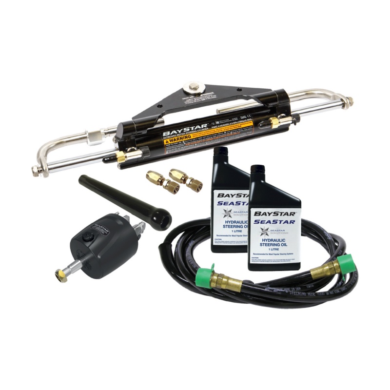 [291561-BLA] BAYSTAR OUTBOARD STEERING KIT ADJUSTABLE (291561)