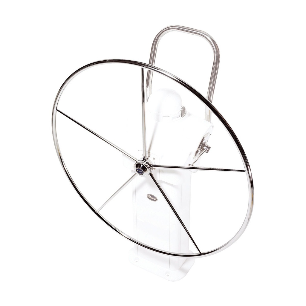 [287004-BLA] LEWMAR COMMODORE YACHT WHEEL FLAT 5 SPOKE SS 810MM DIA. (287004)