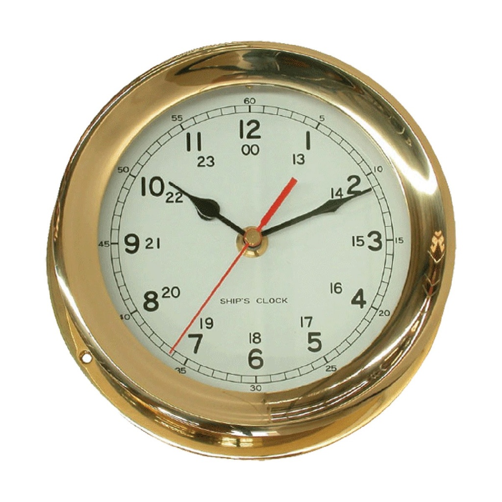 [231020-BLA] MARINE TOWN BRASS CLOCK 80MM (231020)