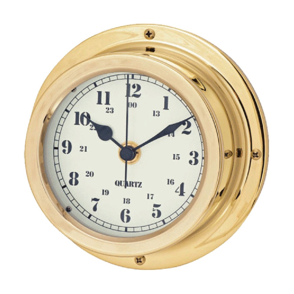 [231040-BLA] BLA BRASS ENCLOSED CLOCK 95MM (231040)