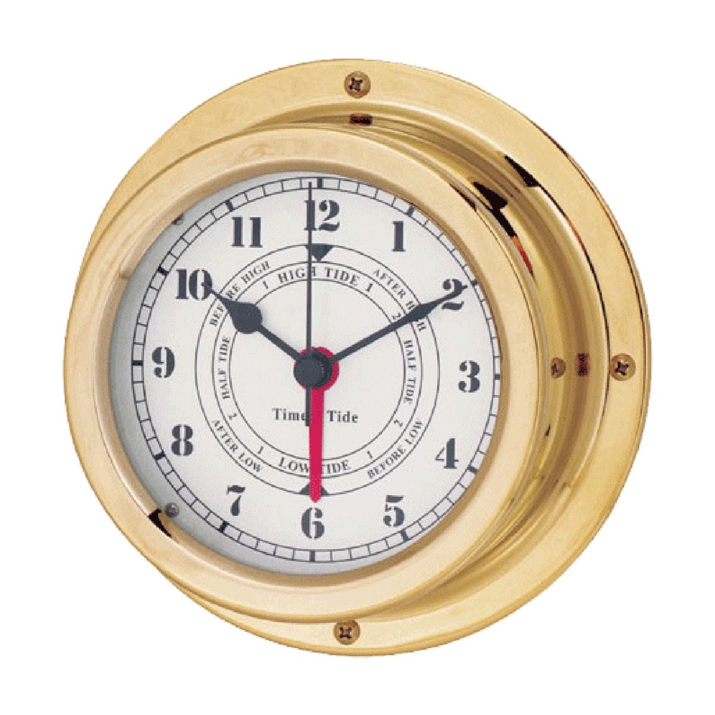 [231042-BLA] BLA BRASS ENCLOSED TIDE CLOCK 95MM (231042)