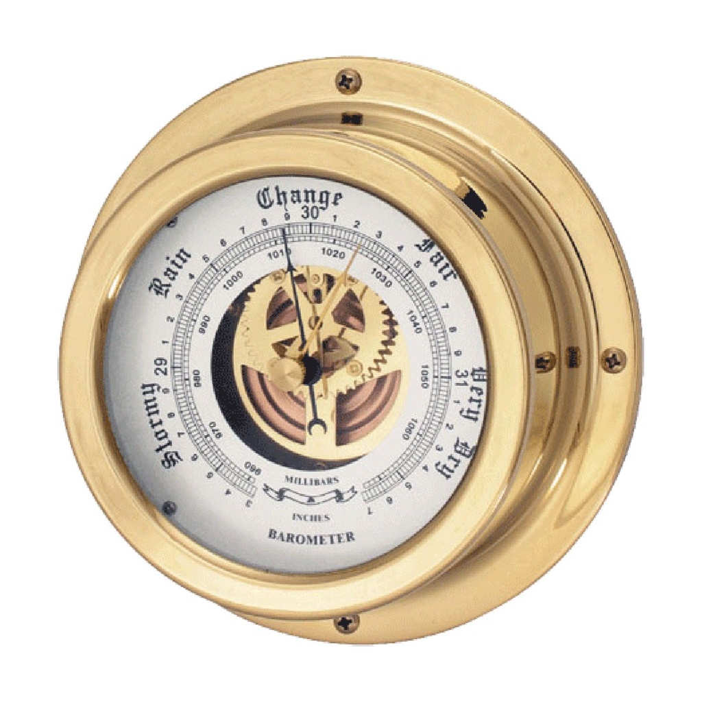 [231044-BLA] BLA BRASS ENCLOSED BAROMETER 95MM (231044)