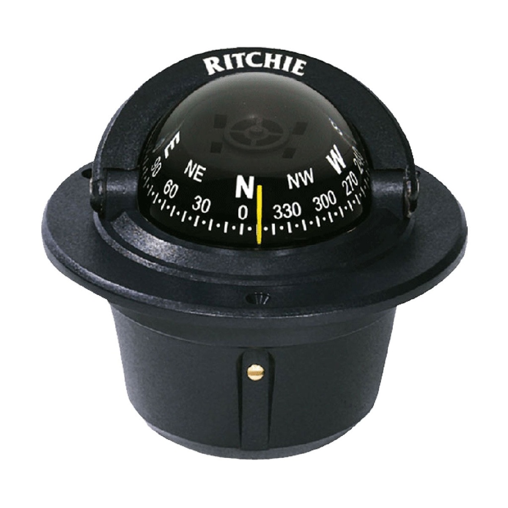 [232042-BLA] RITCHIE EXPLORER FLUSH MOUNT COMPASS BLACK (232042)