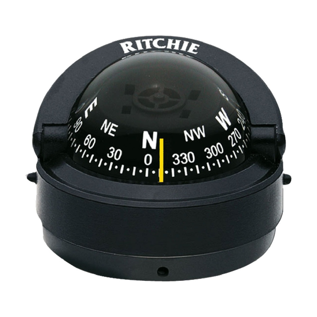 [232052-BLA] RITCHIE EXPLORER SURFACE MOUNT COMPASS BLACK (232052)
