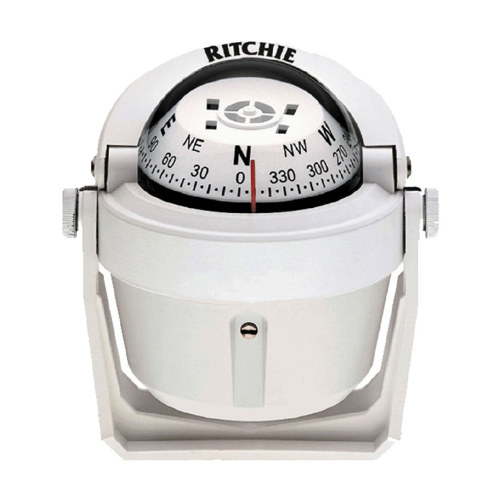 [232056-BLA] RITCHIE EXPLORER BRACKET MOUNT COMPASS WHITE (232056)