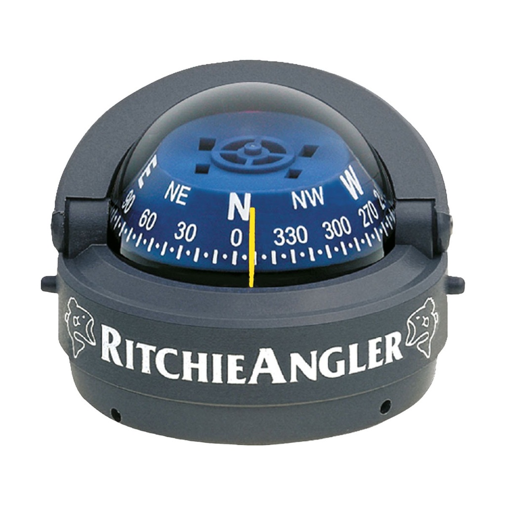 [232072-BLA] RITCHIE ANGLER COMPASS SURFACE MOUNT GREY/BLUE (232072)