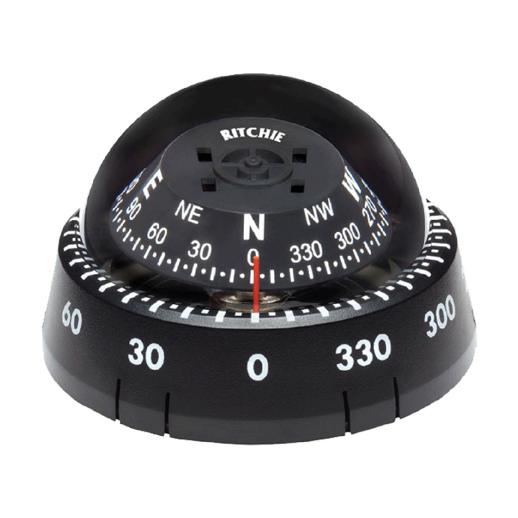 [232087-BLA] RITCHIE KAYAKER SURFACE MOUNT COMPASS BLACK (232087)