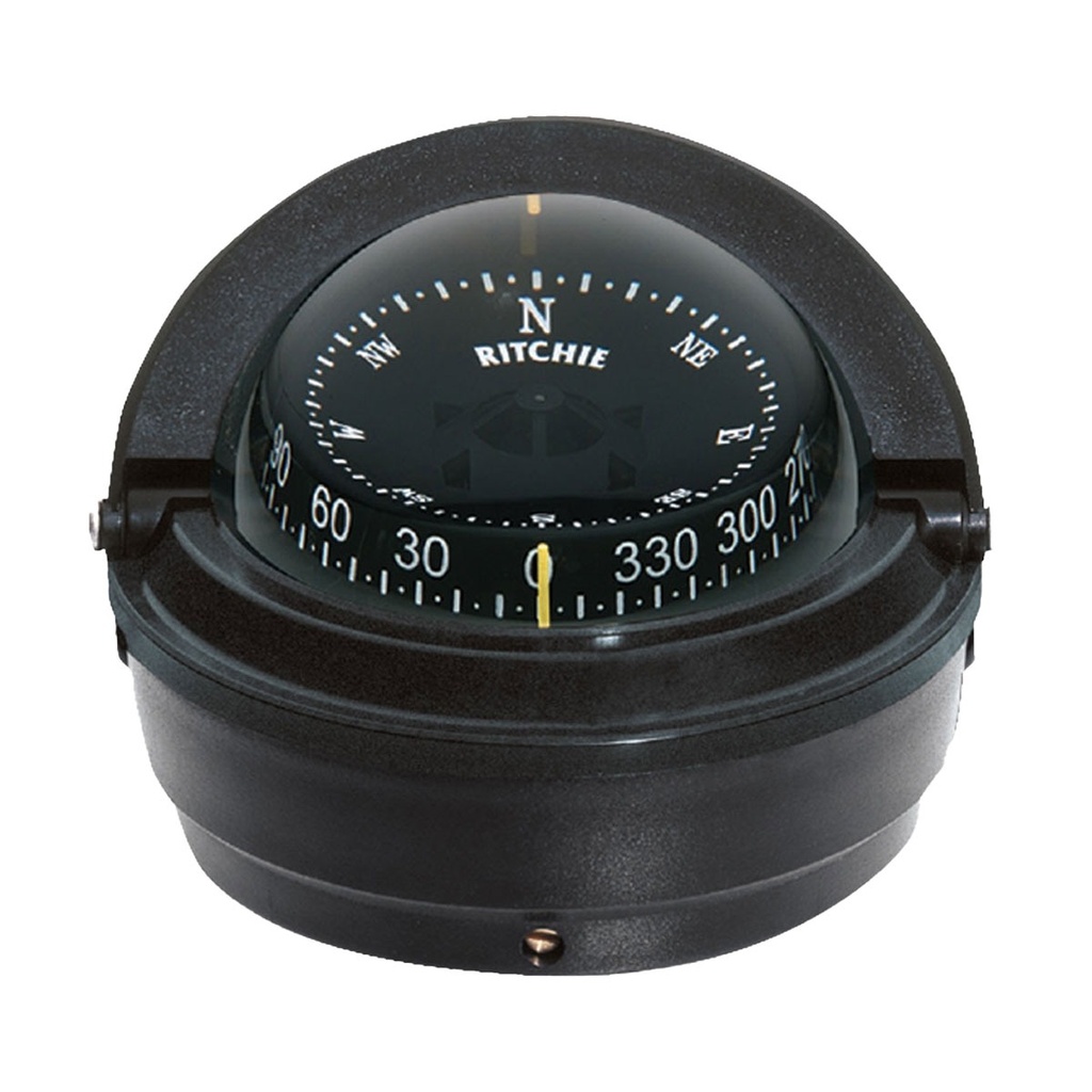 [232090-BLA] RITCHIE VOYAGER COMPASS SURFACE MOUNT BLACK/BLACK (232090)