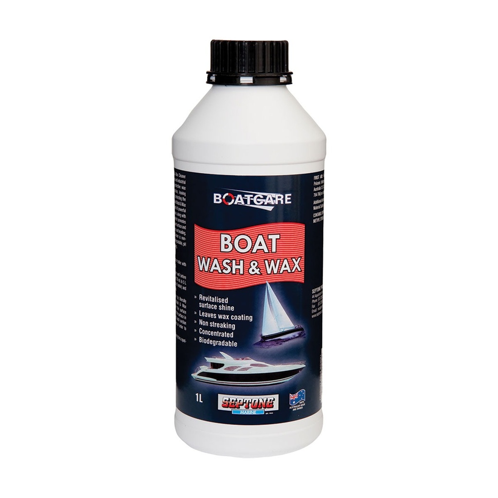 [261009-BLA] SEPTONE BOATCARE BOAT WASH & WAX 1L (261009)