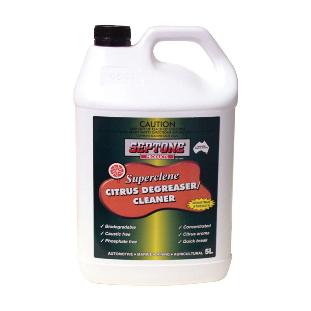 [261017-BLA] SEPTONE SUPERCLENE CLEANER & DEGREASER 5L (261017)