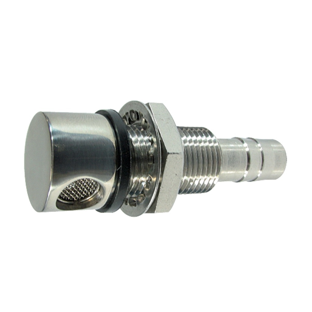[200532-BLA] MARINE TOWN TANK BREATHER CAST S/STEEL ROUND 13MM (200532)