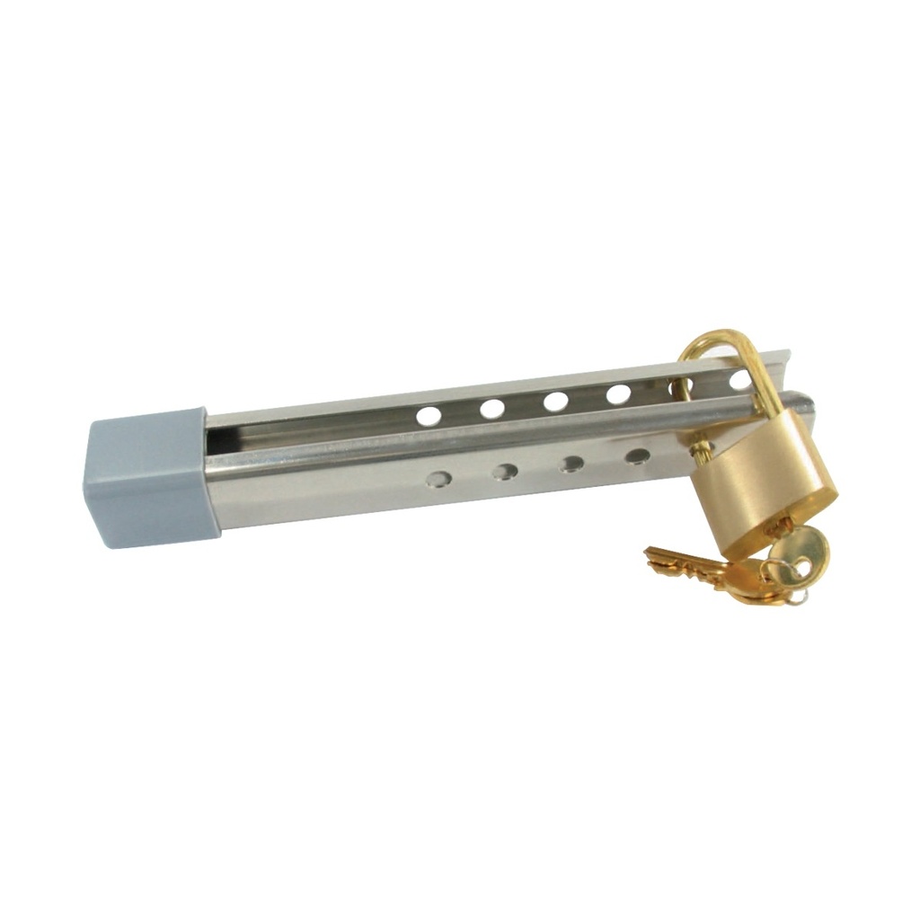 [200644-BLA] TREM OUTBOARD LOCK S/STEEL 240X180X13MM (200644)