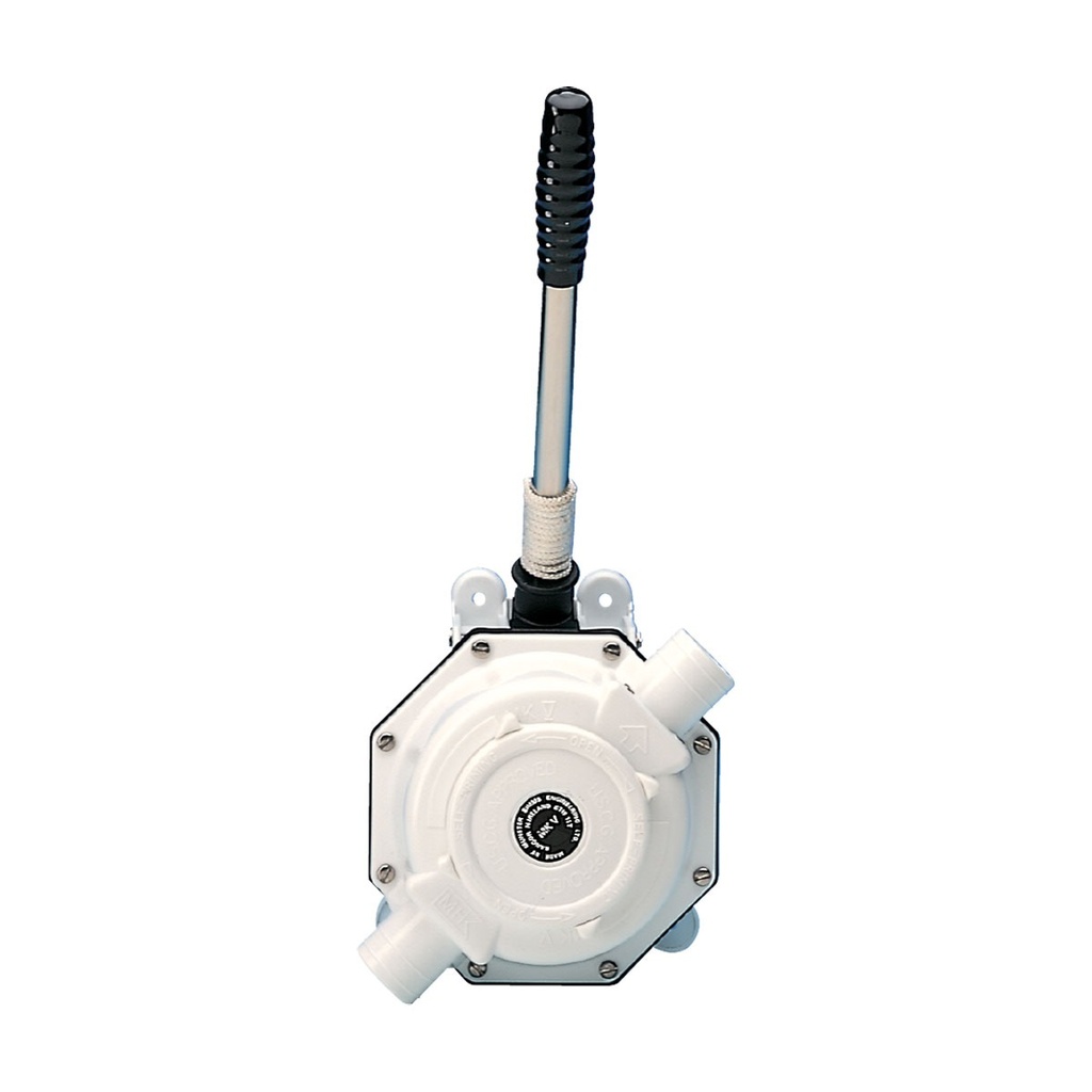 [131019-BLA] WHALE MK5 SANITATION MANUAL BLACK WASTE PUMP BULKHEAD MOUNT (131019)