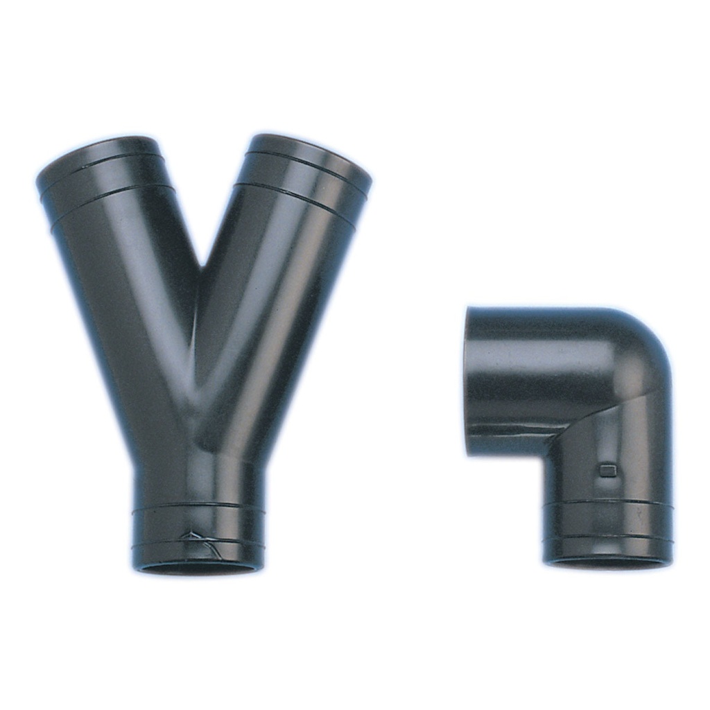 [131104-BLA] WHALE PIPING ELBOW CONNECTOR 38MM (131104)