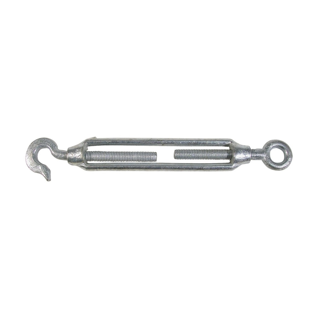 BLA galvanised hook & eye open body turnbuckle M8 (163206)