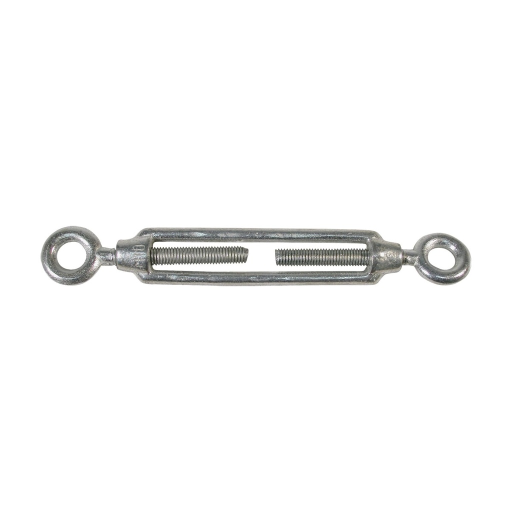 BLA galvanised eye & eye open body turnbuckle M8 (163226)