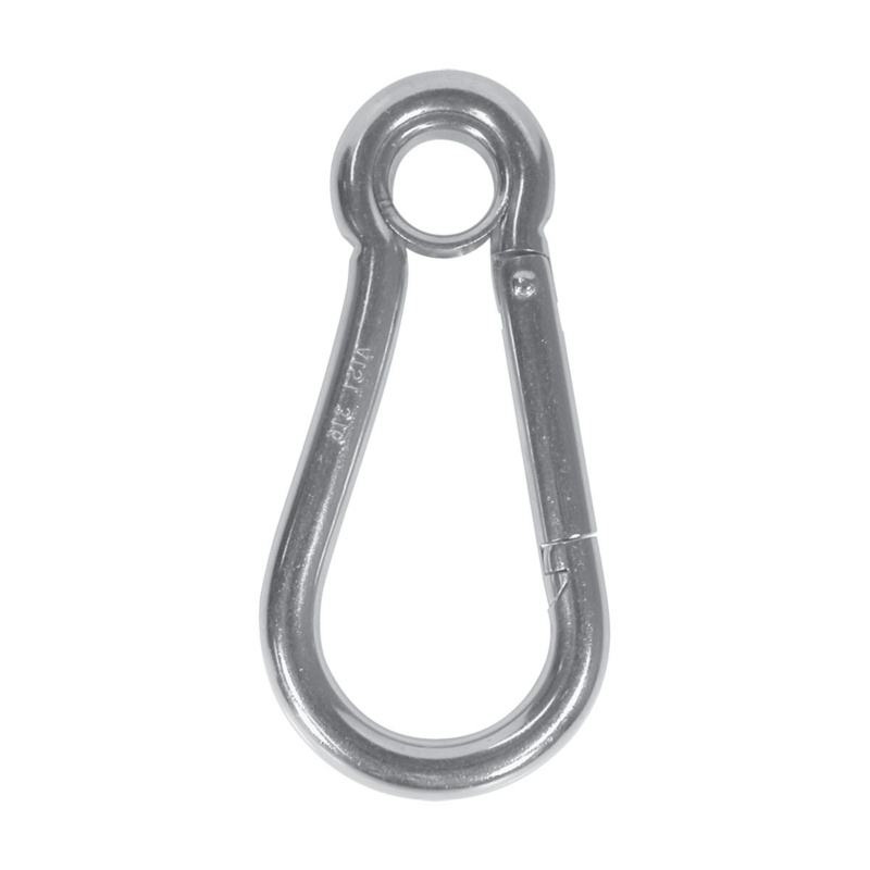 [164010-BLA] BLA stainless steel ferrule eye snap hook grade 316 140 mm x 12 mm (164010)